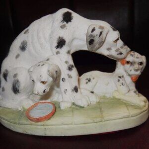 Dalmatians Dog family Figurines "Dog and puppies" - Leonardo Collection